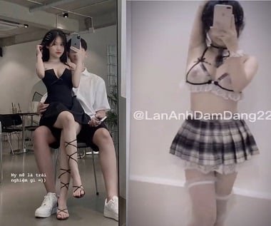 Lan Anh 2k3 sung sướng vì pha quay tay siêu ngọt ngào