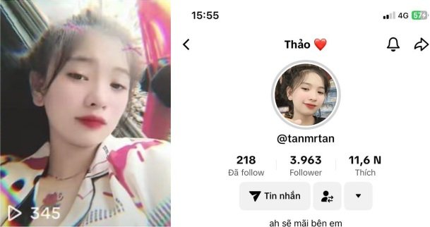 Bạn trai quay clip đang 